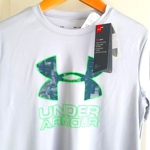 Under Armour Boys Top Large Grey